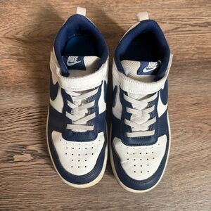 Nike Kids Navy and White Sneakers